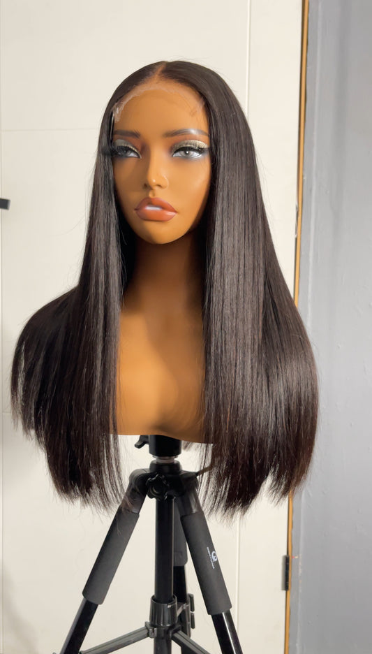 Michelle -Middle Part Blunt Cut Wig