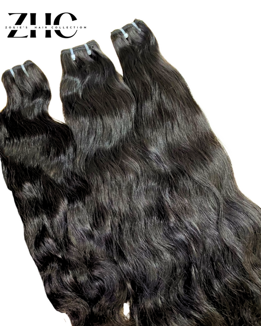 3 Bundles (Raw Burmese Wavy Hair)