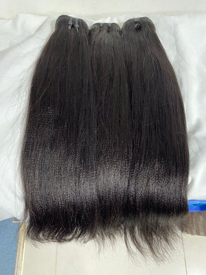 3 Bundles — Yaki Straight Hair