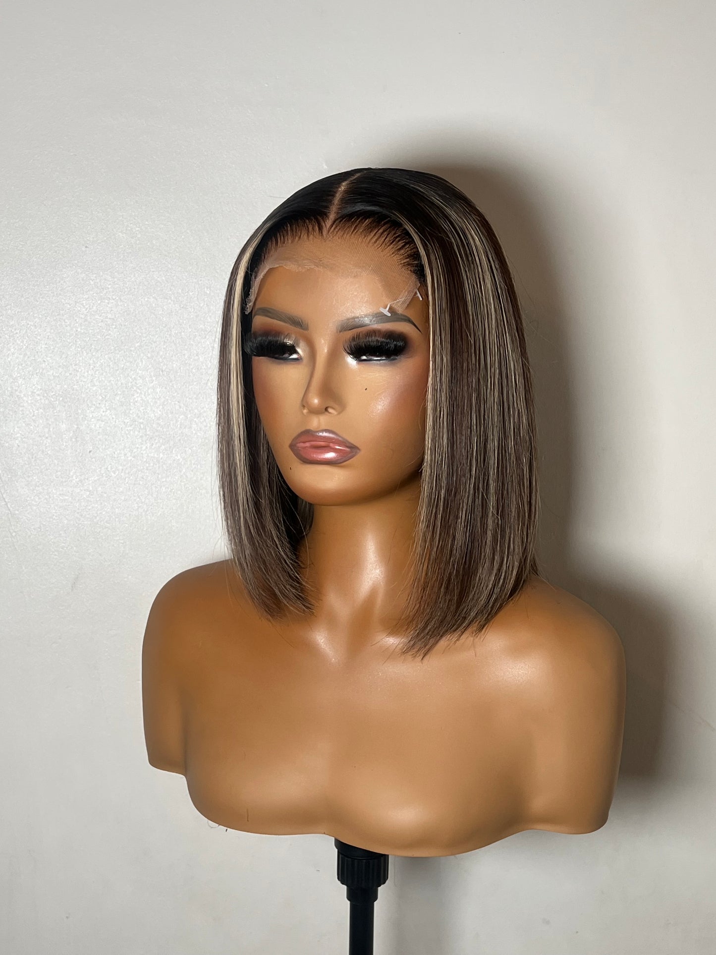 Zena (Raw Balayage Blunt Cut Bob)