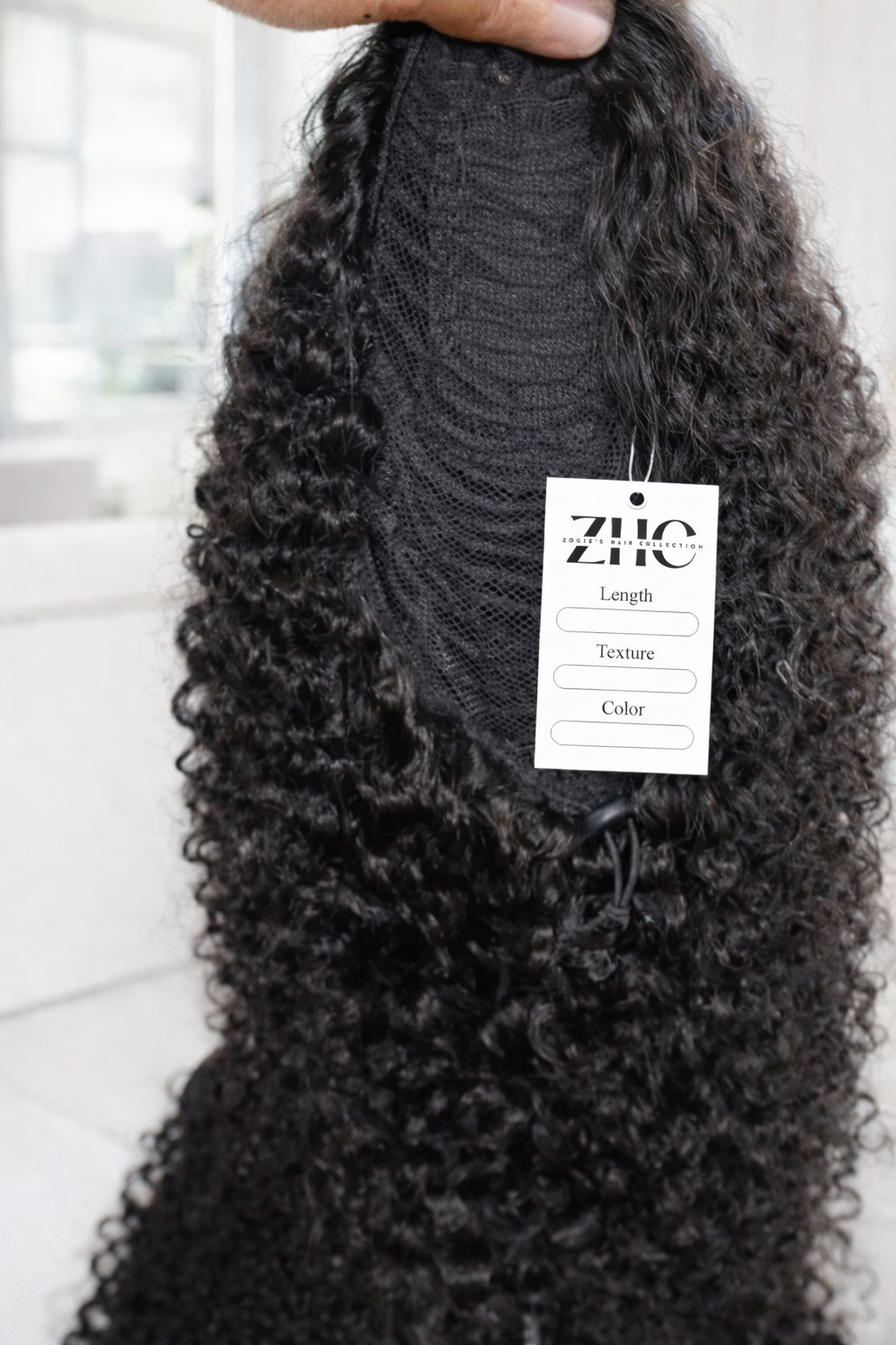ZURI - BURMESE CURLY HALF WIG