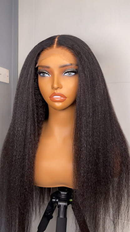 Ade (Middle Part Kinky Straight Glueless Wig)