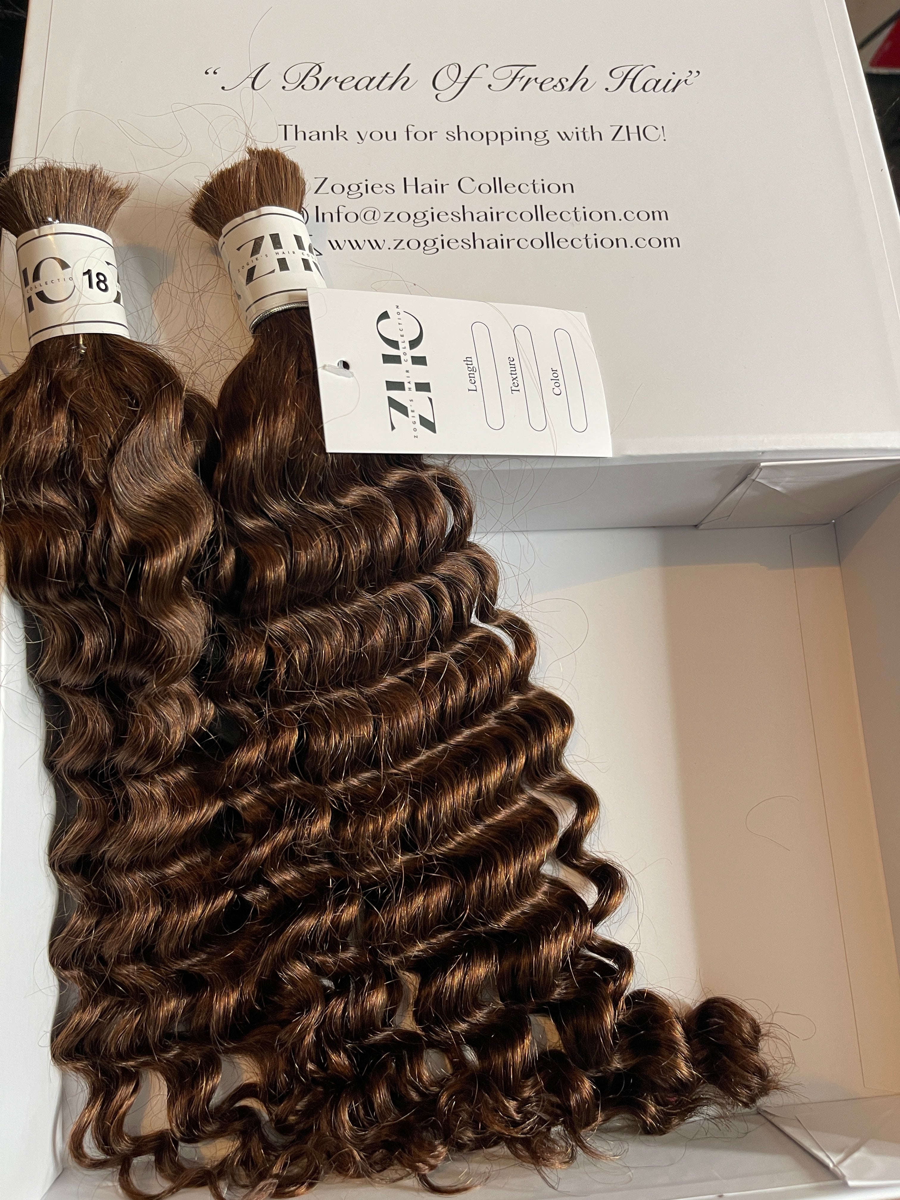 Deep Wave Human Hair Bulk Braiding Hair — Boho, Goddess & Locs