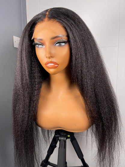 Ade (Middle Part Kinky Straight Glueless Wig)