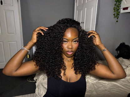 ZURI - BURMESE CURLY HALF WIG