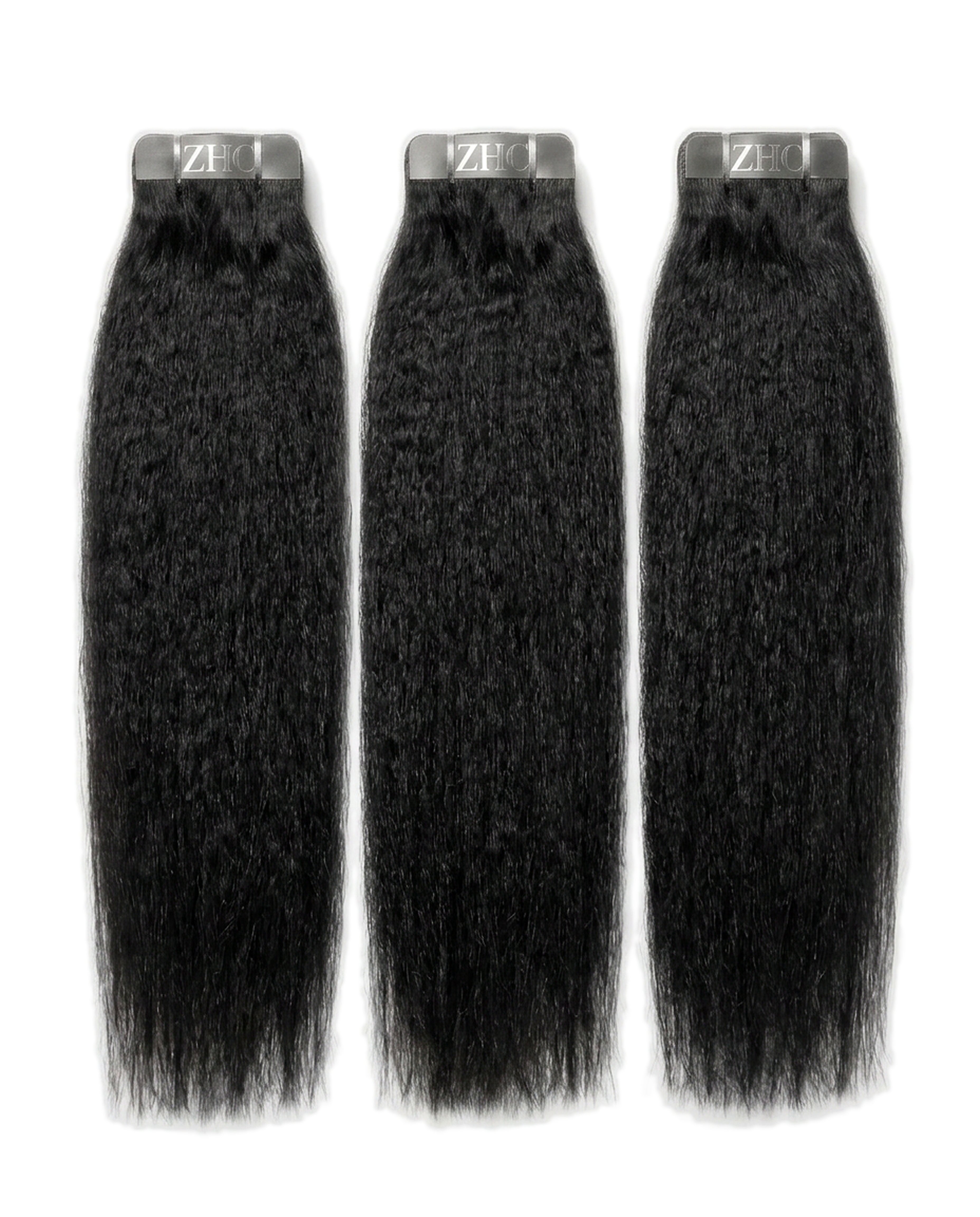 Kinky Straight Tape-In Hair Extensions