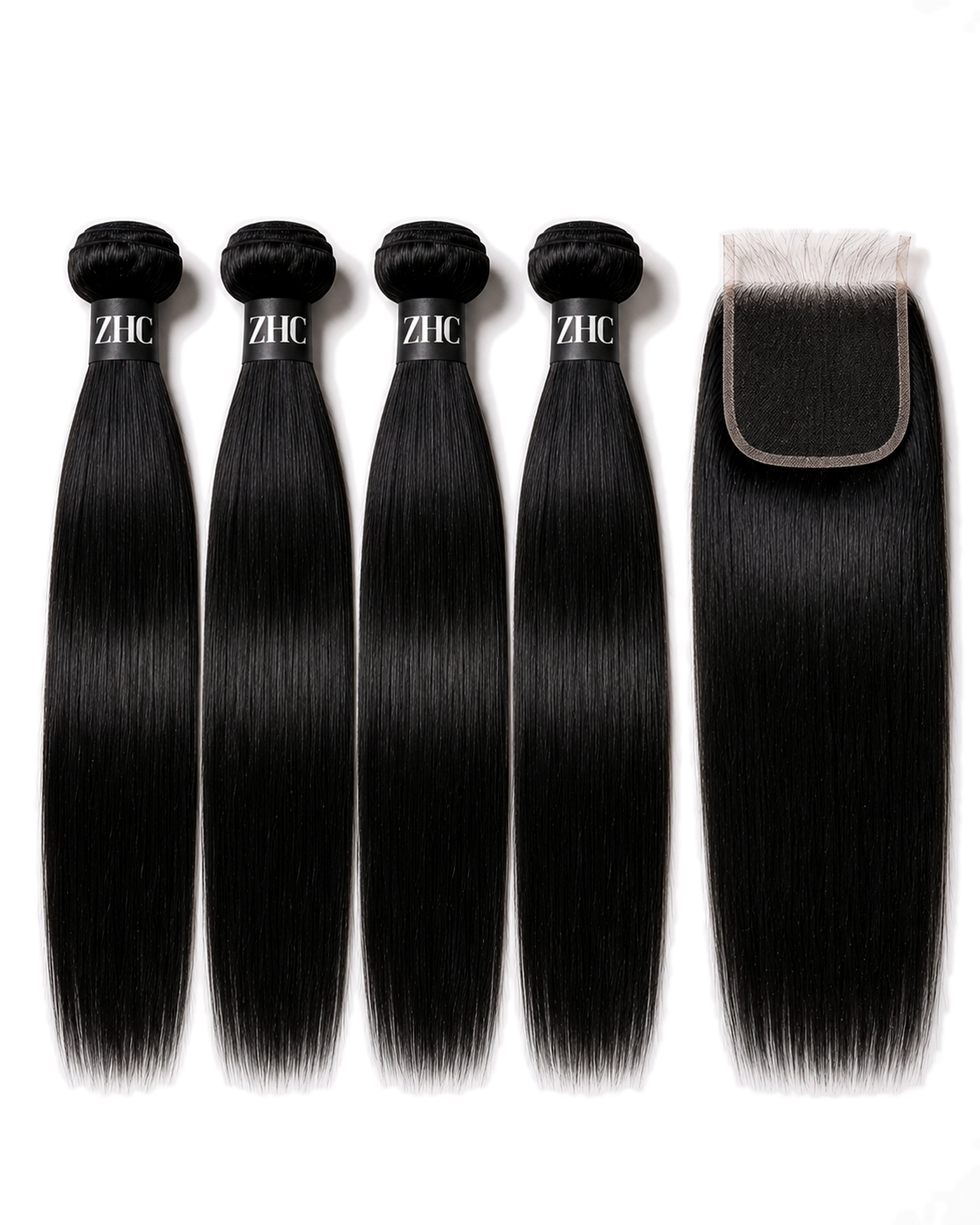4 Hair Bundle Deals with HD Closure