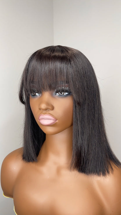 Amber - Glueless Layered Fringe Wig