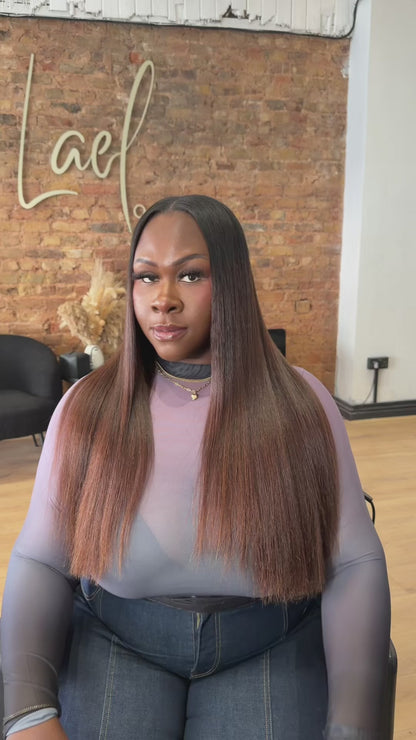 3 BUNDLES OF KINKY STRAIGHT HAIR