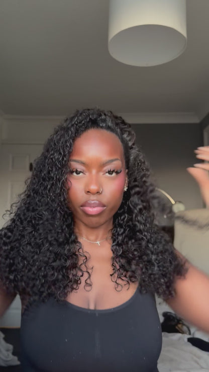 ZURI - BURMESE CURLY HALF WIG