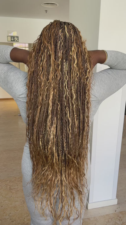 HUMAN HAIR - DEEP WAVE BULK BRAIDING HAIR | BOHO BRAIDS | GODDESS | LOCS LONDON