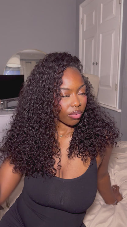 ZURI - BURMESE CURLY HALF WIG