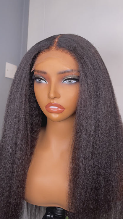 Ade (Middle Part Kinky Straight Glueless Wig)