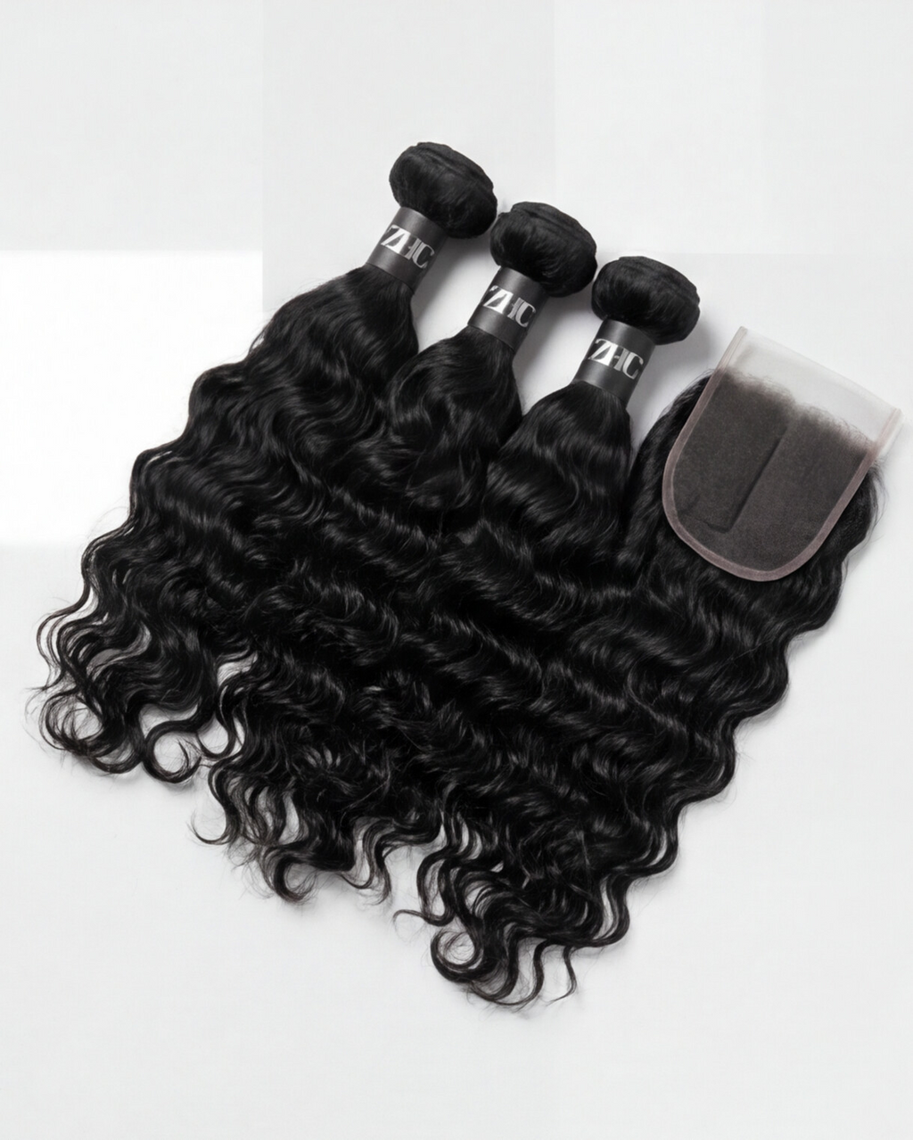 3 Hair Bundle Deals with HD Closure