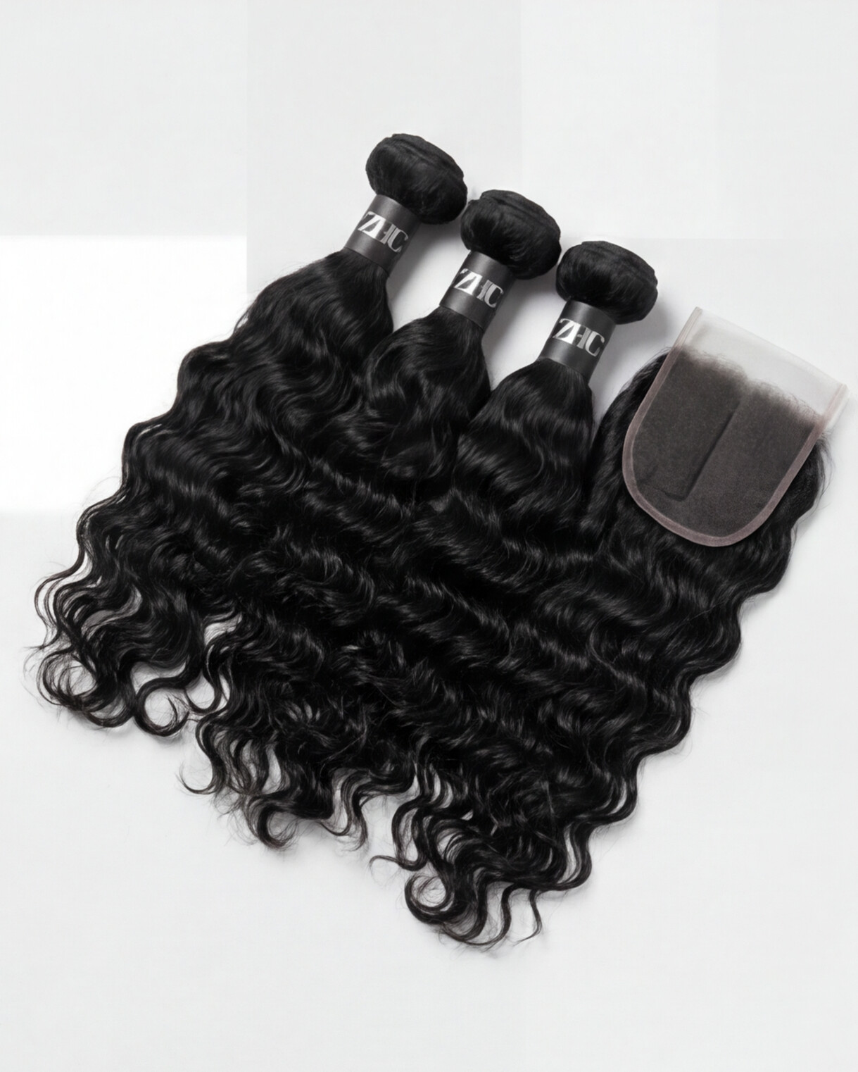 3 Hair Bundle Deals with HD Closure