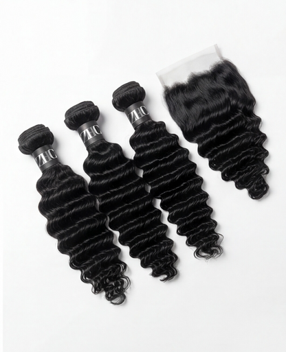 3 Hair Bundle Deals with HD Frontal