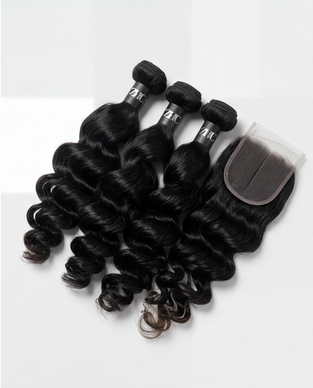 3 Hair Bundle Deals with HD Closure