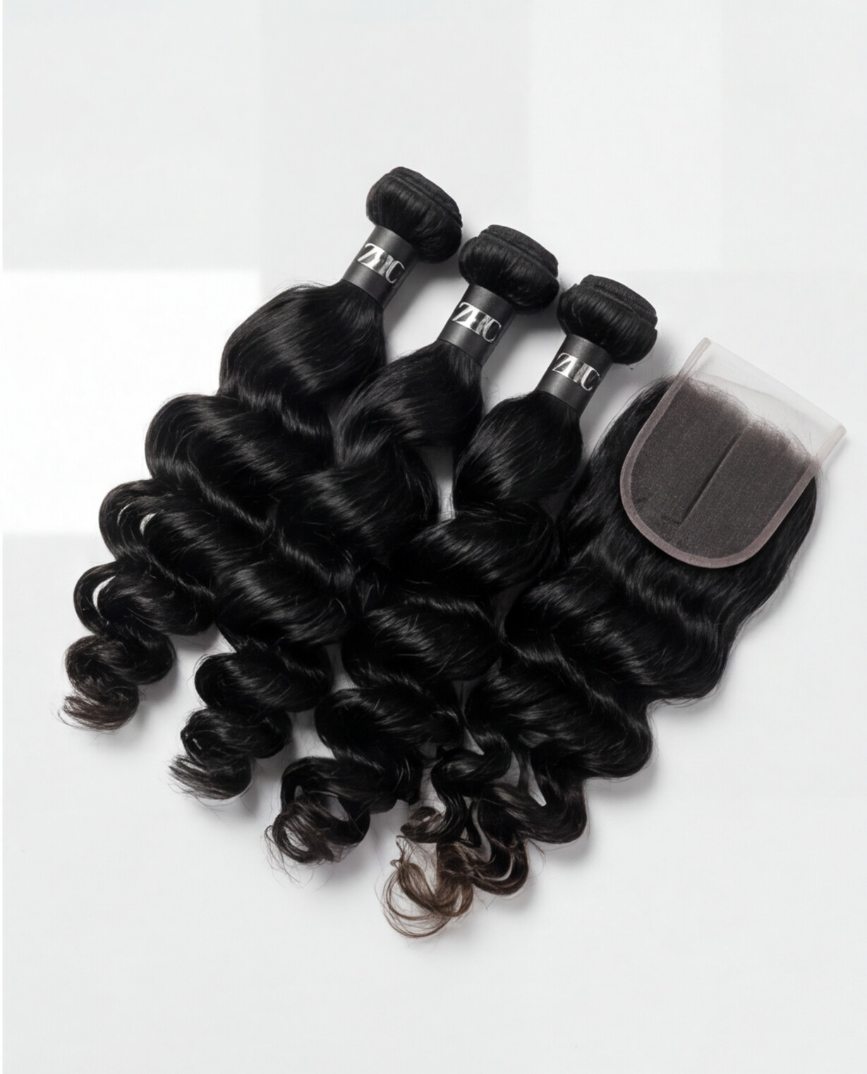 3 Hair Bundle Deals with HD Closure