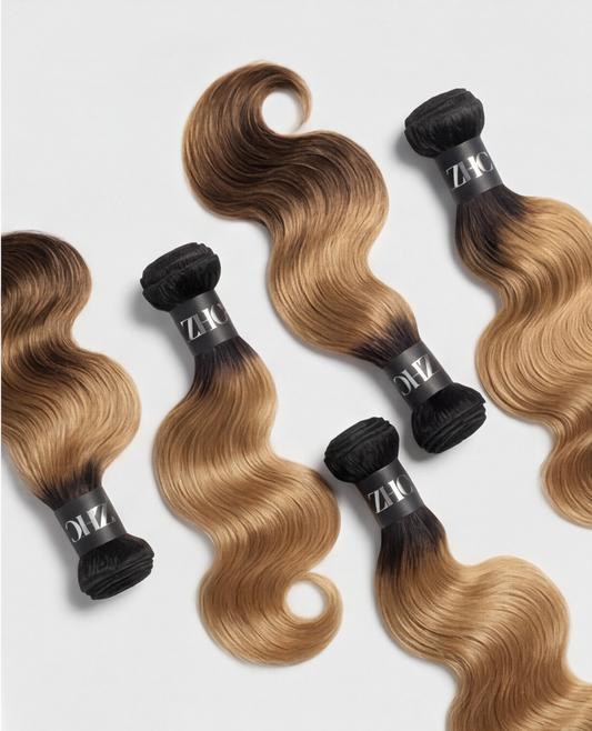 4 Bundles — Raw Balayage Hair
